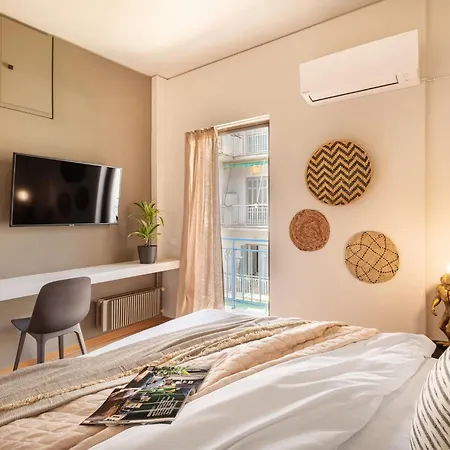 Apartmán Acropolis View 2-bedroom Apt, Minimal-safari Vibe, Big Balcony!